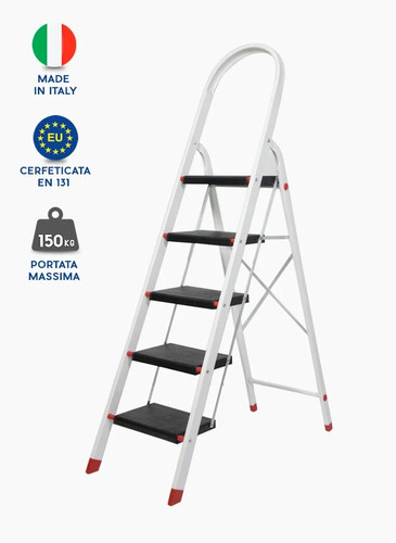 Scala scaletto alluminio 5 - alluminio,