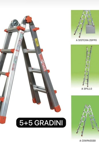 Scala telescopica alluminio - scala,
