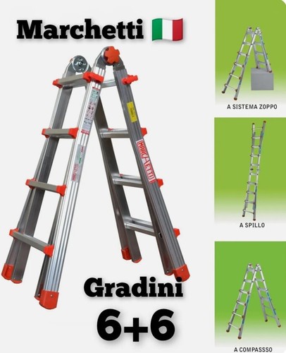 Scala alluminio multiuso - alluminio,