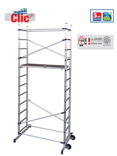 Trabattello alluminio pinna - trabattello,