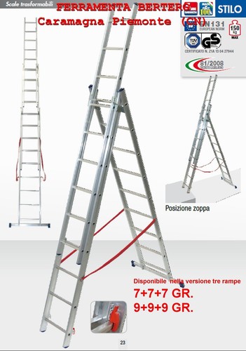 Scala alluminio facal stilo - stilo, 3